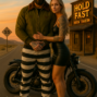 blouson-pilote-1945-b15-flight-jacket-olive-pike-brothers-casque-harley-blondie