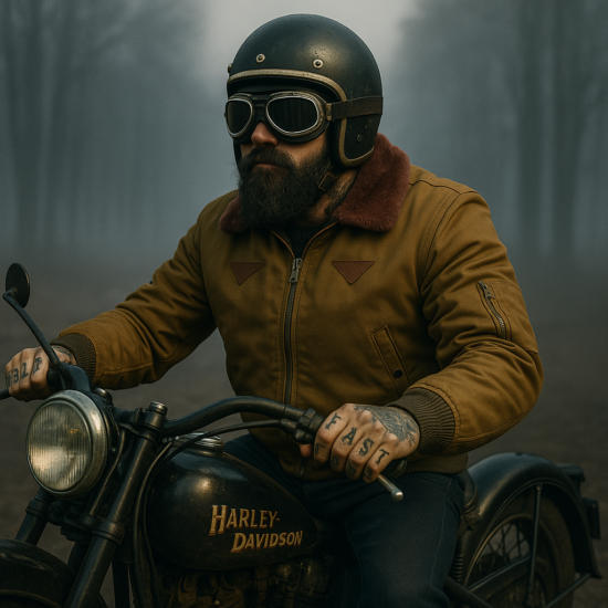 blouson-pilote-1945-b15-flight-jacket-olive-pike-brothers-casque-moto blouson-pilote-1945-b15-flight-jacket-olive-pike-brothers-casque-moto