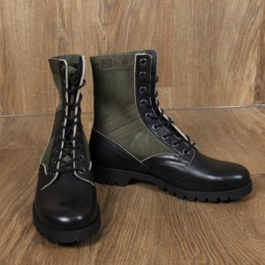 Bottes-Moto-1966-Jungle-BOOTS-Pike-brothers-OLIVE-cuir