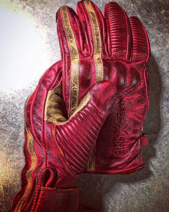 Gants-cuir-moto-rouge GANTS-KUSTOM-ROUGE-PATINE