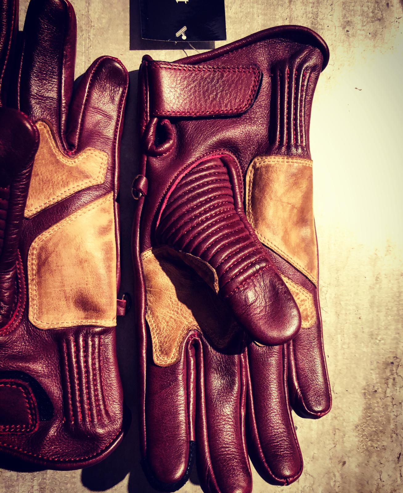Red Leather Gloves 1971 Le Mans School Of Cool