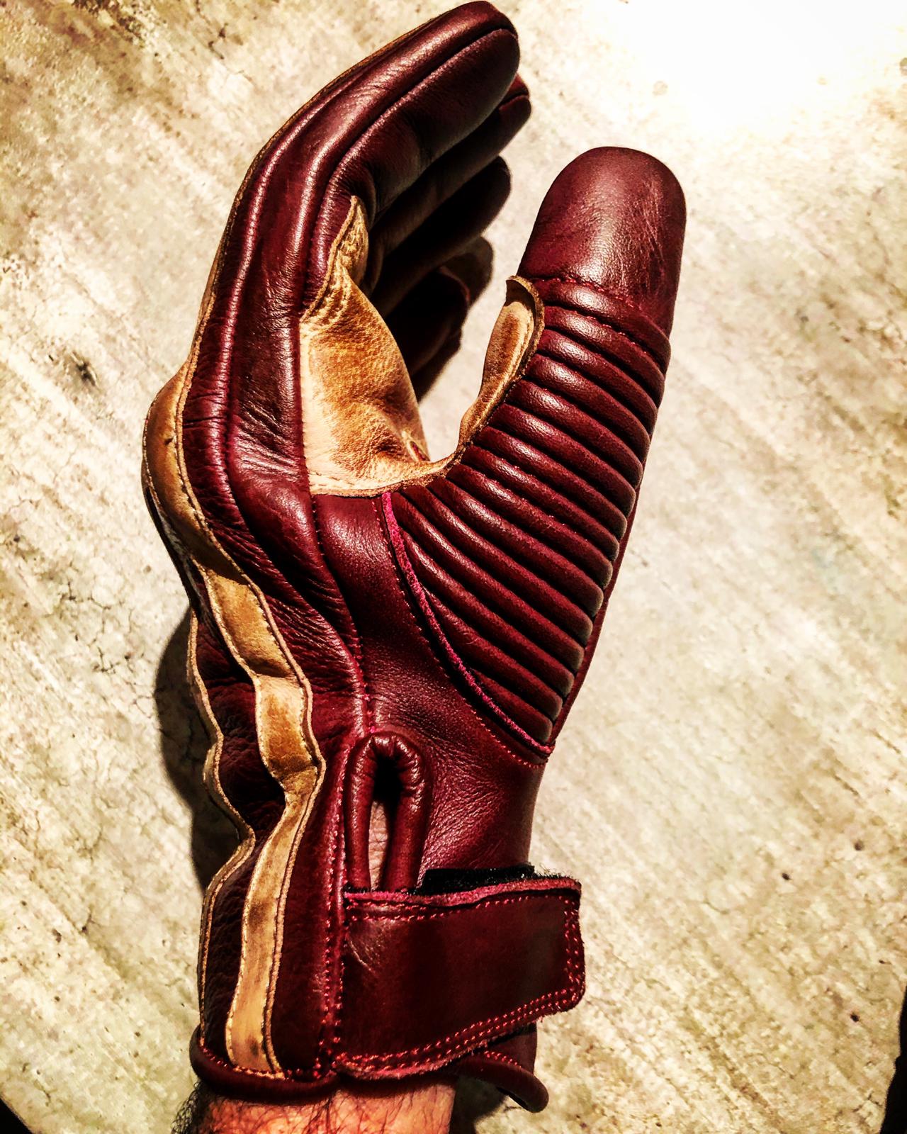 Red Leather Gloves 1971 Le Mans School Of Cool