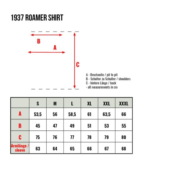 Grille-taille-Chemise-Pike-brother-1937-Roamer-Leeroy-grise-vintage-school-of-cool Grille-taille-Chemise-Pike-brother-1937-Roamer-Leeroy-grise-vintage-school-of-cool