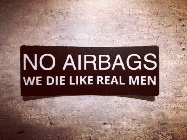 Sticker-biker-custom STICKER-NO-AIRBAG