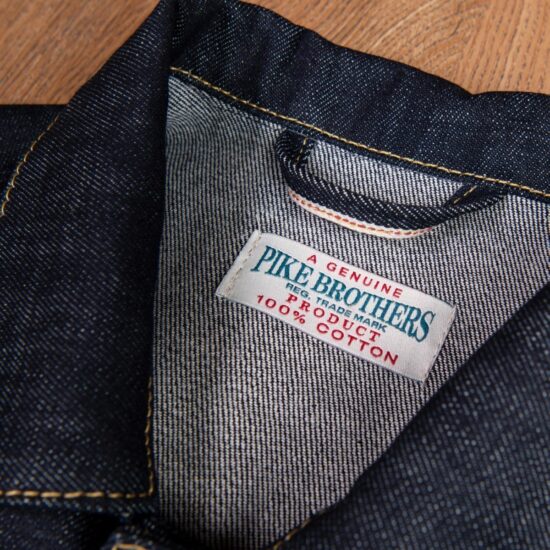 Veste-blouson-1958- Roamer-Jacket 15oz-indigo-Pike-Brothers-detail Veste-blouson-1958- Roamer-Jacket 15oz-indigo-Pike-Brothers-detail