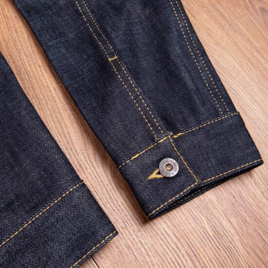 Veste-blouson-1958- Roamer-Jacket 15oz-indigo-Pike-Brothers-detail-manche Veste-blouson-1958- Roamer-Jacket 15oz-indigo-Pike-Brothers-detail-manche