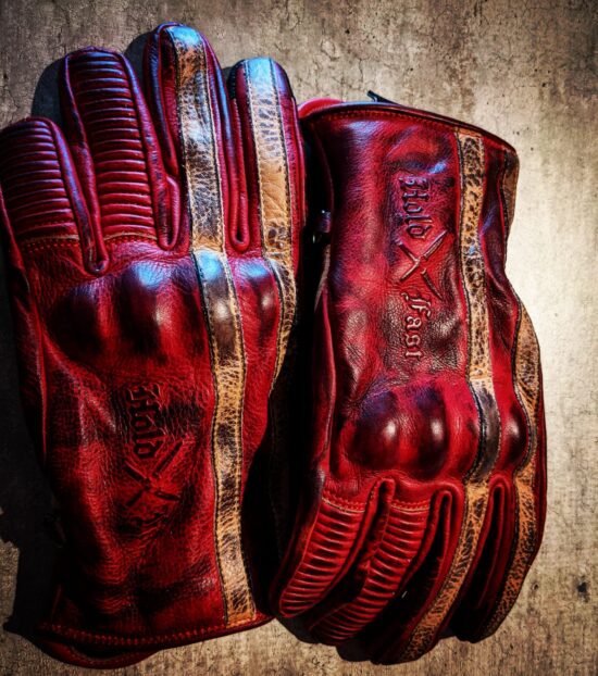 Gants-hold fast-le mans-rouge-biker-old-school-vintage-pouce-dessus Gants-hold fast-le mans-rouge-biker-old-school-vintage-pouce-dessus