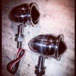 CLIGNOTANTS MOTO CUSTOM EDGE CUT BOBBER VERRES FUMES