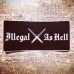 STICKER - HARLEY DAVIDSON originals "ILLEGAL AS HELL"