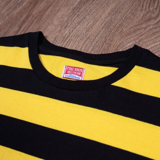 1964-Sports-Tee shirt-Ventura-yellow-pike-brothers-bikers -Medium) 1964-Sports-Tee shirt-Ventura-yellow-pike-brothers-bikers-col-detail