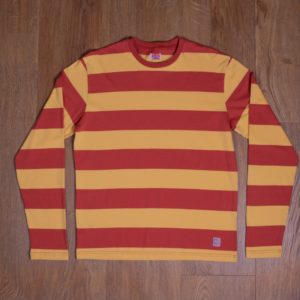 Ventura-1964-Tee-Shirt-orange-marine-manches longues-Pike-brothers-school-of-cool