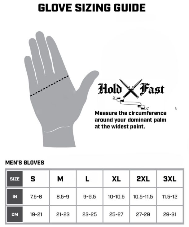 Size-chart-gloves-holdfast-cuir-le-mans-1971-holdfast