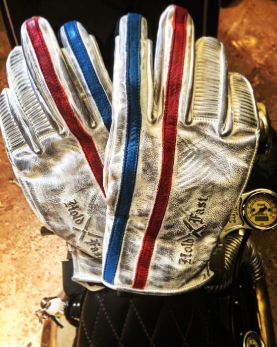 gants-le-mans-blanc paire-de-gants-moto-blanc