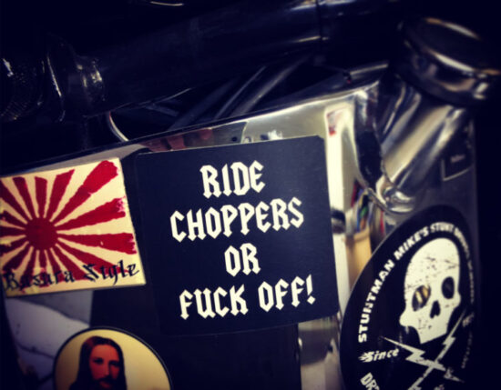 STICKER-CHOPPER-BOBBER STICKERS-HARLEY DAVIDSON