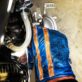 gants-cuir-moto-bleu-ultra-patina-le mans-holdfast-poignée-gaz