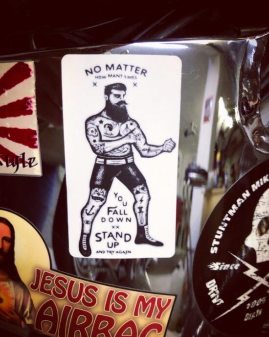 sticker-kustom-vintage autocollant-HARLEY-DAVIDSON--vintage-tattoo