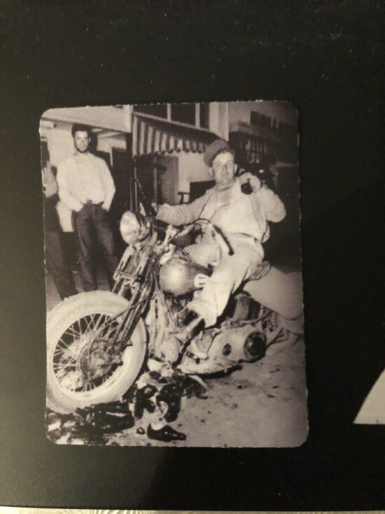 sticker-old-school-biker STICKERS-HARLEY DAVIDSON