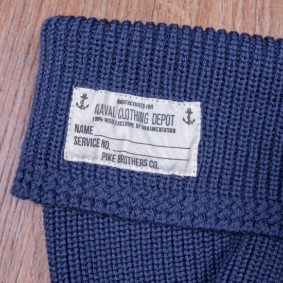Bonnet-marine-Bleu-USN-Pike-Brothers-Vintage-USA-NAVI-1943-1944-Laine (3) Bonnet-marine-Bleu-USN-Pike-Brothers-Vintage-USA-NAVI-1943-1944-Laine-etiquette