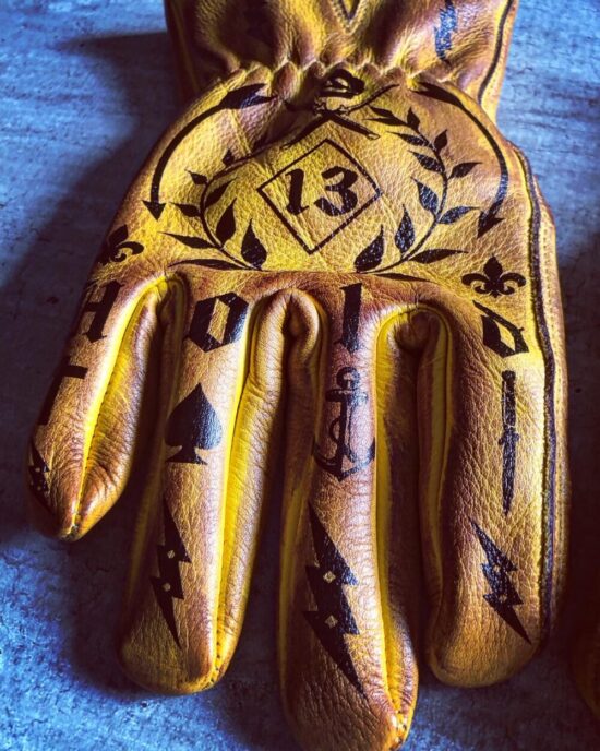 gant-jaune-moto-vintage gants-jaune-harley-vintage