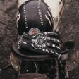 vintage-black-biker-gloves