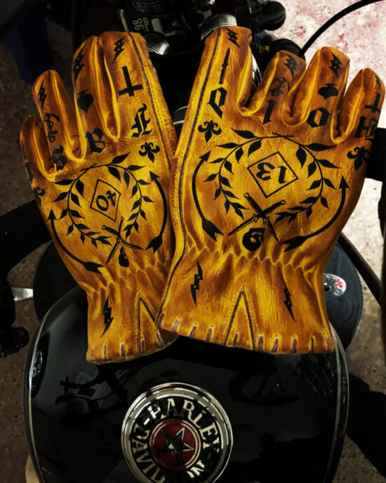 Yellow-vintage-racer-gloves (10) bronze-motorcycle-gloves