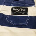 pantalon-bagnard-rayé-bleu-logo