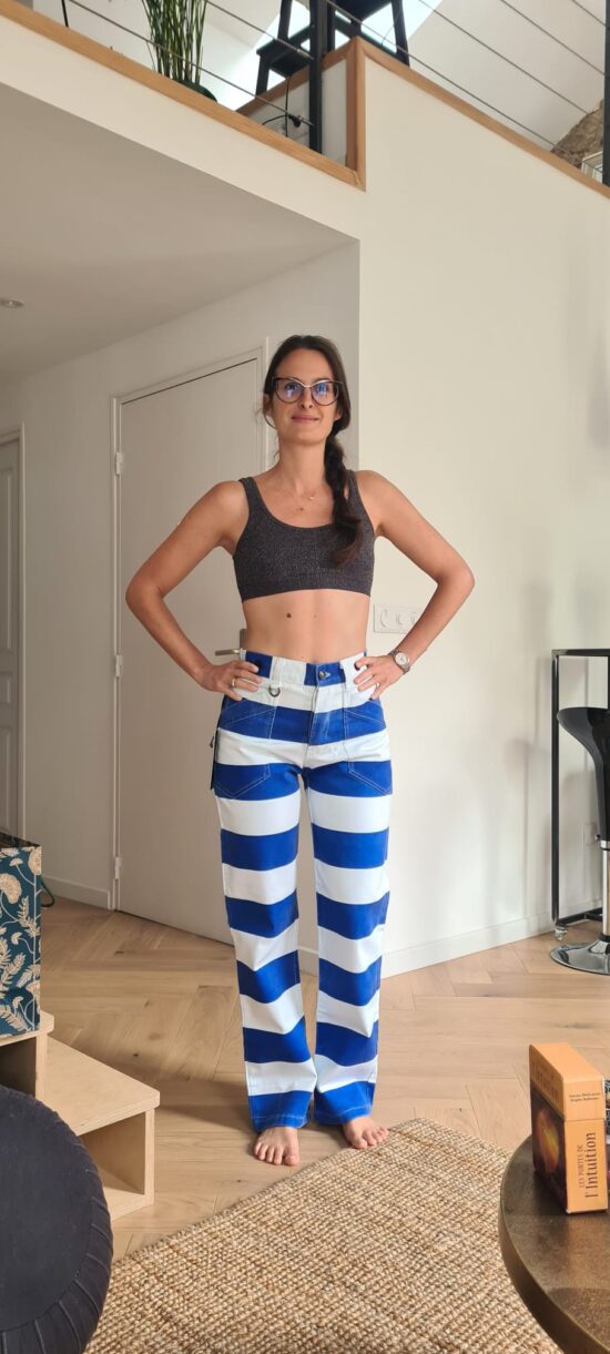 pantalon-femme-rayé-bleu-blanc--prisonnier-bagnard-folsom (2) pantalon-femme-holdfast-rayé-bleu-blanc--prisonnier-bagnard-folsom