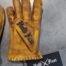 Gants moto-cuir-bobbers-vintage-old school-holdfast-jaunes-France-harley davidson