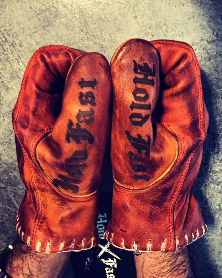 Gants Hold Fast Boardtrack rouges