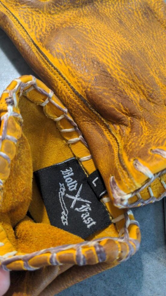 Gants moto-véritable-cuir-vintage-old school-holdfast-jaunes-France Gants moto-véritable-cuir-vintage-old school-holdfast-jaunes-France