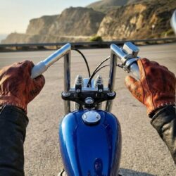 motostuka-red-bloody-holdfast-vintage-harley-Leather-gloves red-chopper-gloves-harley-vintage