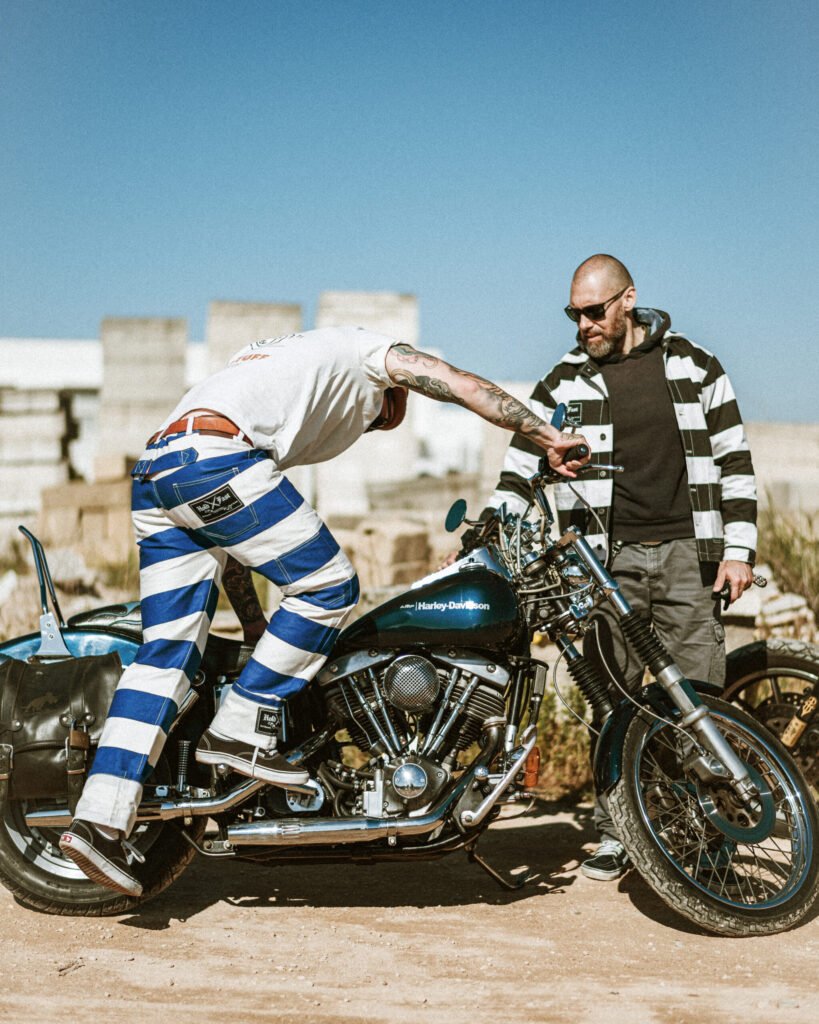 pantalon-prisonnier-Folsom-denim-bleu-hold-fast-harley-kit-start