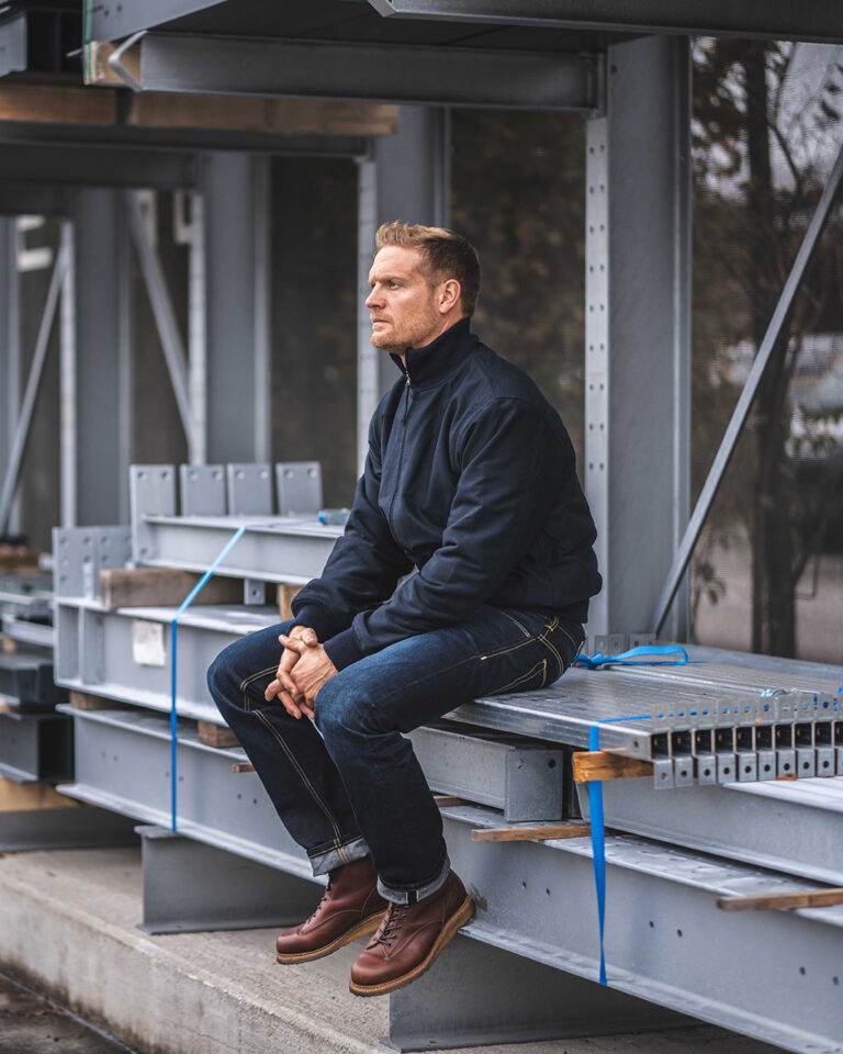 1942-Deck Zip Jacket-Dark Blue –Veste pike brothers-US Navy-Jacket Dark Blue-réplique