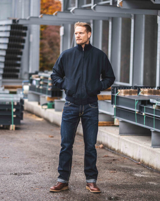 1942-Deck Zip Jacket-Dark Blue –Veste pike brothers-US Navy-Jacket Dark Blue-réplique (11) veste-1942-Deck Zip Jacket-Dark Blue – pike brothers-US Navy-Jacket Dark Blue-réplique-modele