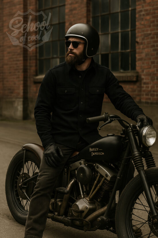 pike-brother-chemise moleskin-noi-soufre pike-brother-chemise moleskin-noi-souffre-school-of-cool