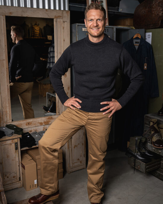 pike-brothers-1941-usn-seaman-sweater-anthracite-8 Photo 8 - 1941 USN Seaman Sweater anthracite