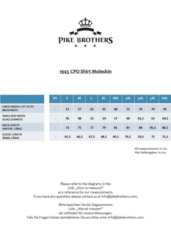 pike-brothers-1943-cpo-shirtmoleskin-sulphur-black-7 pike-brothers-chemise-grille des tailles1943 CPO ShirtMoleskin sulphur black
