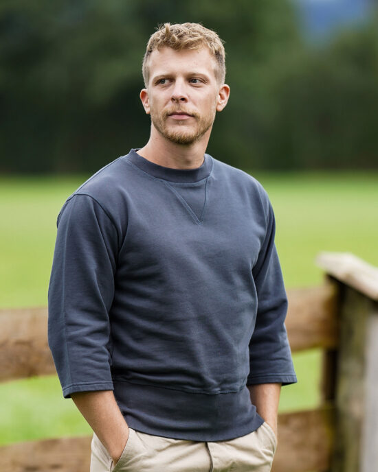 pike-brothers-1945-escape-sweater-prison-blue-4 Photo 4 - 1945 Escape Sweater prison blue