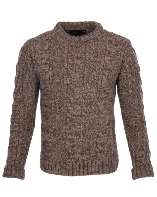 pike-brothers-1946-mountaineer-sweater-brown-melange-2 pull-vintage-motard-biker-- 1946 Mountaineer Sweater brown melange