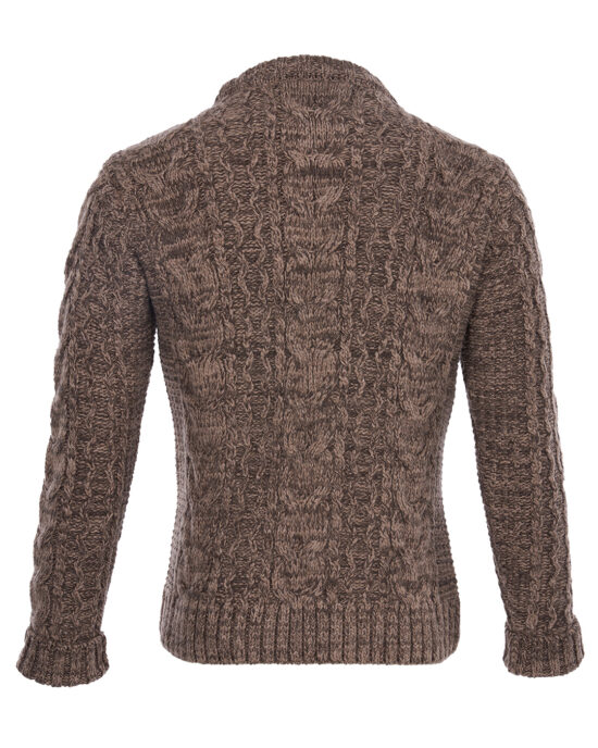 pike-brothers-1946-mountaineer-sweater-brown-melange-6 pull-vintage-motard-biker- - 1946 Mountaineer Sweater brown melange