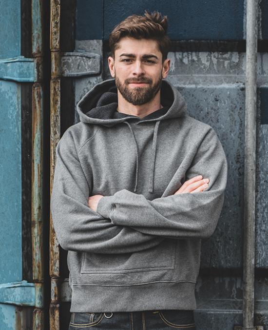 pike-brothers-1965-pt-hoody-grey-melange-6 Photo 6 - 1965 PT Hoody grey melange