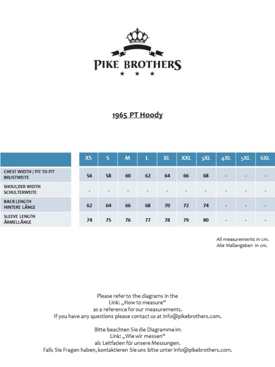 pike-brothers-1965-pt-hoody-navy-3 sweat-Pike Brothers- 1965 PT Hoody navy-grille des tailles-1965 PT Hoody navy