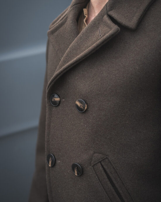 1938-pea-coat-chestnut-brown-3 1938 Pea Coat Chestnut Brown - Vue 3