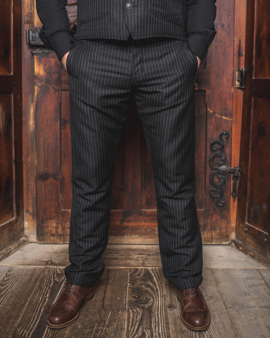 1947-harvester-trousers-chicago-black-5 1947 Harvester Trousers Chicago black - Vue 5