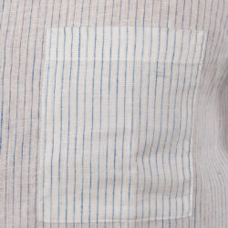Photo 2 - 1923 Buccanoy Shirt White Blue Linen