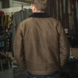 Photo 5 - 1944 N1 Deck Jacket waxed khaki brown