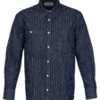 1937 Roamer Shirt blue Wabash Denim - Vue 2