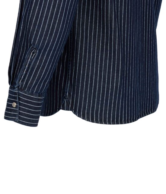 1937-roamer-shirt-blue-wabash-denim-4 1937 Roamer Shirt blue Wabash Denim - Vue 4