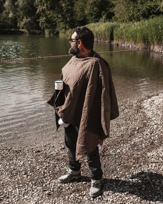 1965-survival-blanket-waxed-khaki-5 1965 Survival Blanket Waxed Khaki - Vue 5