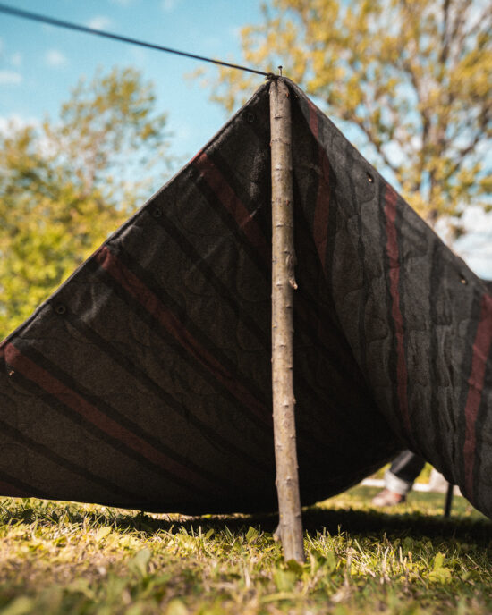 1965-survival-blanket-waxed-olive-11 1965 Survival Blanket Waxed Olive - Vue 11